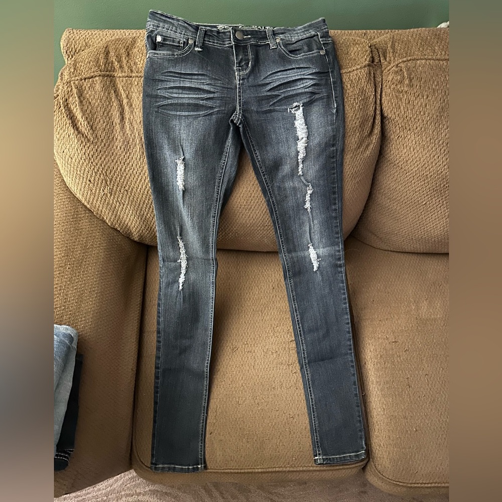 Asphalt Size 5 Long Skinny Jeans